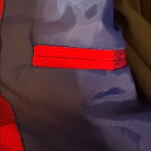 Red and Blue Checker suit jacket 2yk.